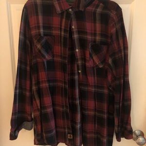 Plaid button up shirt